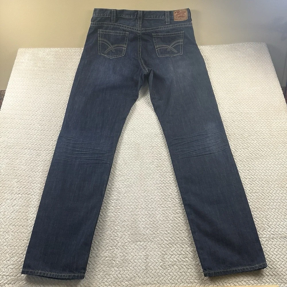 John B Stetson Jeans Men's 44x40 Big Tall 1312 Modern Straight Leg 100% Cotton - Picture 2 of 16
